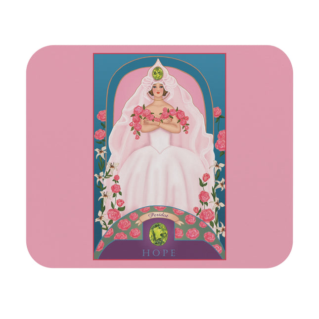 August & Peridot (from the Gem Series) by Sofia Chiostri Mouse Pad, Rectangle
