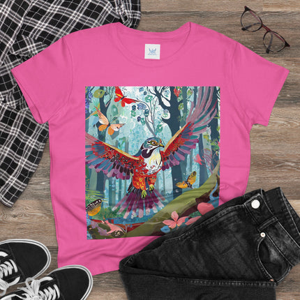 A Colorful Raptor Cotton Tee