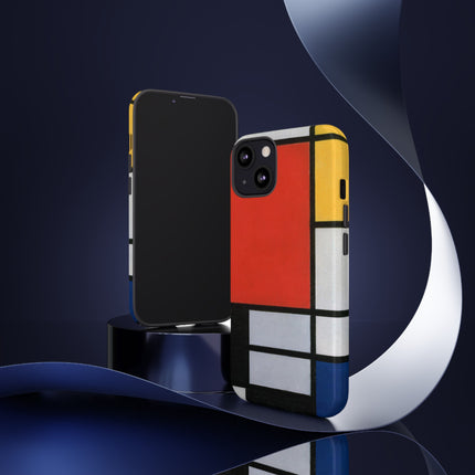 Composition with Red, Yellow, Blue, and Black by Piet Mondrian Phone Cases