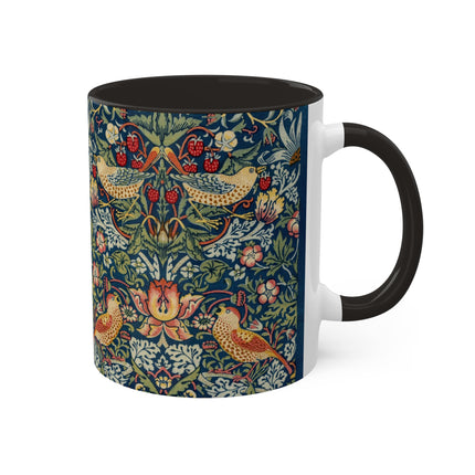 Strawberry Thief by William Morris Colorful Mugs, 11oz