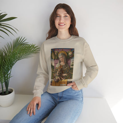 Madonna and Child by Carlo Crivelli Heavy Blend™ Crewneck Sweatshirt