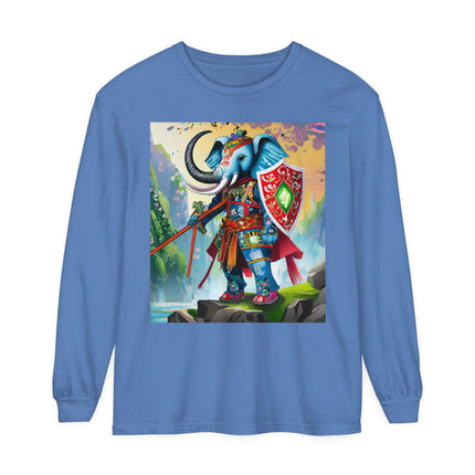 Cyberpunk Elephant Long Sleeve T-Shirt