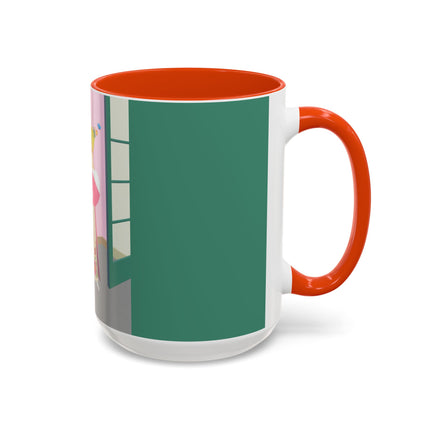 The Yellow Hat Colorful Mugs – 1920s Vogue Whimsy & Playful Elegance
