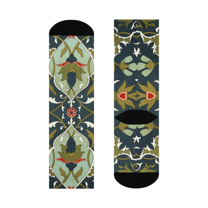 Ornamental Tiles (Pl. 10) from the Afghan Boundary Commission Cushioned Crew Socks