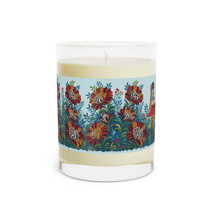 🎭🌺 The Lady Of The Exotic Flower Garden Scented Candle – Art Deco Fashion Fantasy
