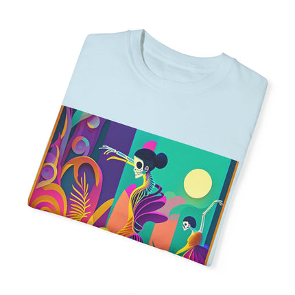 Dance of the Skeleton Ballerinas Unisex Garment-Dyed T-shirt
