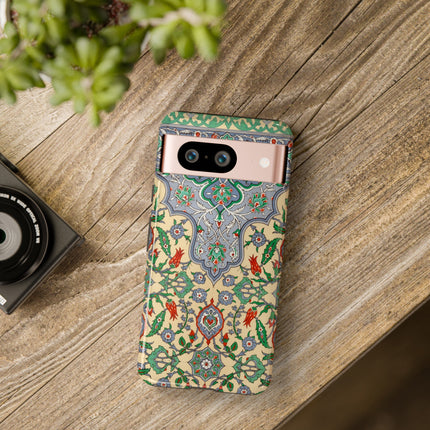 Arabic Art Pattern, Plate by Emile Prisse d’Avennes Phone Cases