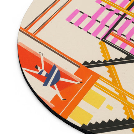 Maquettes de Théatre 4 by Alexandra Exter Mouse Pad, Round and Rectangle