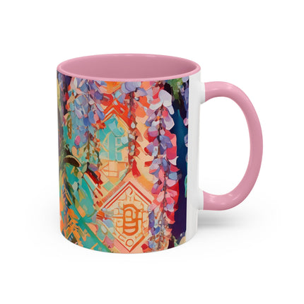 Golden Wisteria Symphony Colorful Mugs (11oz, 15oz)