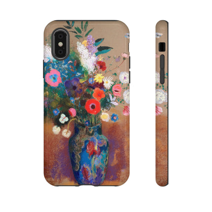 Bouquet of Flowers by Odilon Redon Phone Cases