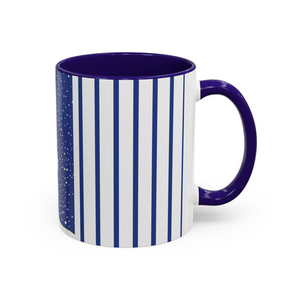 Snowman in Falling Snow Colorful Mugs (11oz, 15oz)