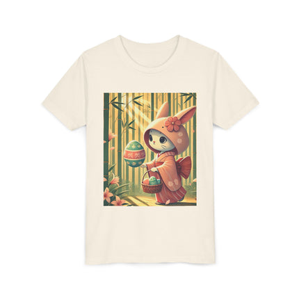 Geisha Kitten’s Easter Stroll Youth Short Sleeve Tee