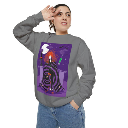 Mystic Elegance Unisex Garment-Dyed Sweatshirt