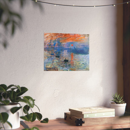 Sunrise by Claude Monet Matte Horizontal Posters