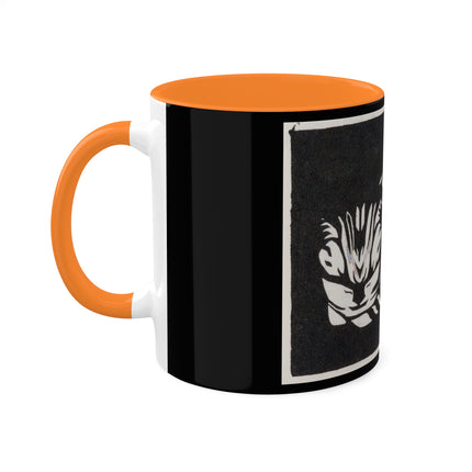 December (Cat Lying) by Anna Julia de Graag Colorful Mugs, 11oz