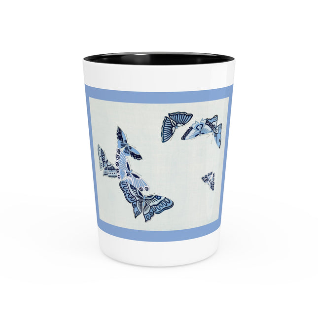 One Thousand Butterflies by Kamisaka Sekka Ceramic Shot Glass