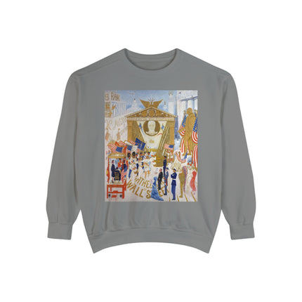 The Cathedrals of Wall Street Unisex Garment-Dyed Sweatshirt
