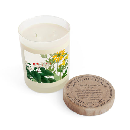 Clerodendrum & Rudbeckia Flower by Tanigami Kônan Scented Candle - Full Glass, 11oz - The White Tea & Fig, The Lavender & Sage, and The Ocean Mist & Moss