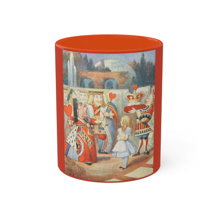 Off with her head! Off with— by Sir John Tenniel Colorful Mugs, 11oz