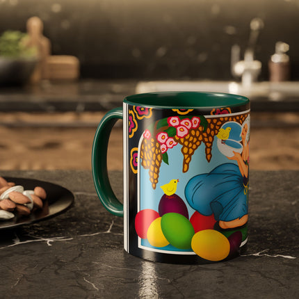 Blooms and Chicks Colorful Mugs (11oz, 15oz)