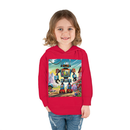 The Rusty Robot Toddler Pullover Fleece Hoodie