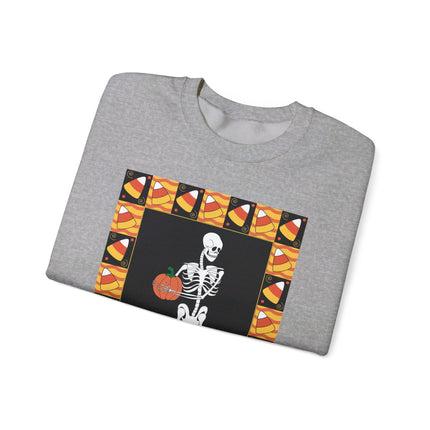 Candy Corn Skeleton Unisex Heavy Blend™ Crewneck Sweatshirt