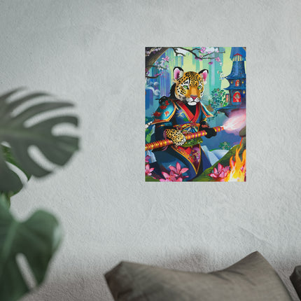 Cyberpunk Leopard Fine Art Posters