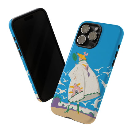 Seaside Wanderer Phone Case – Whimsical Charm & Coastal Delight