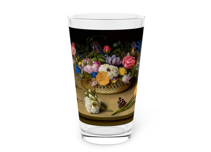 Flower Still Life by Ambrosius Bosschaert Glass, 16oz