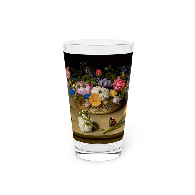 Flower Still Life by Ambrosius Bosschaert Glass, 16oz