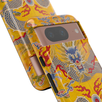 Majestic Dragon Regalia – Imperial 12-Symbol Robe Phone Cases