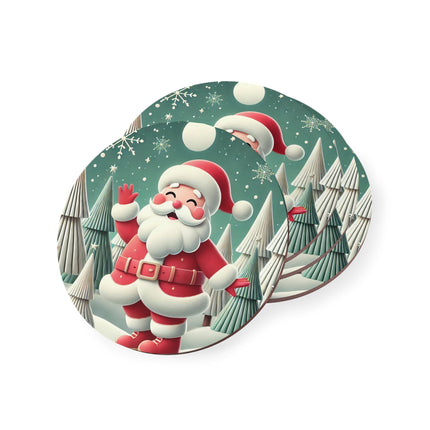 Santa's Joyful Night Coasters