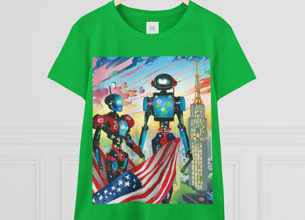 High Fashion Cyberpunk CIA Robots Cotton Tee