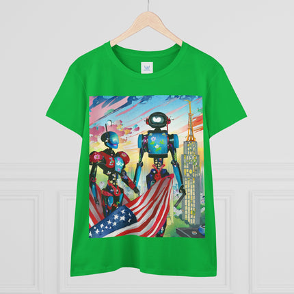 High Fashion Cyberpunk CIA Robots Cotton Tee
