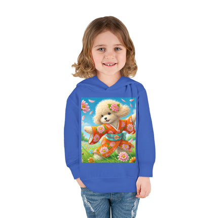 Chrysanthemum Meadow Play Toddler Pullover Fleece Hoodie