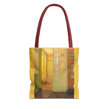 Interior, Window Light by Henri Le Sidaner Tote Bag (AOP)