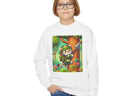 Stealthy Stripes Youth Crewneck Sweatshirt