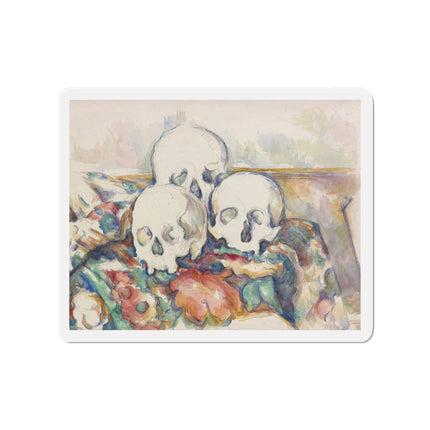 The Three Skulls by Paul Cézanne Die-Cut Magnets (5 Sizes)