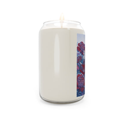 🎭🌺 The Enchanted Garden Masquerade Trio Scented Soy Candle – Art Deco Floral Elegance