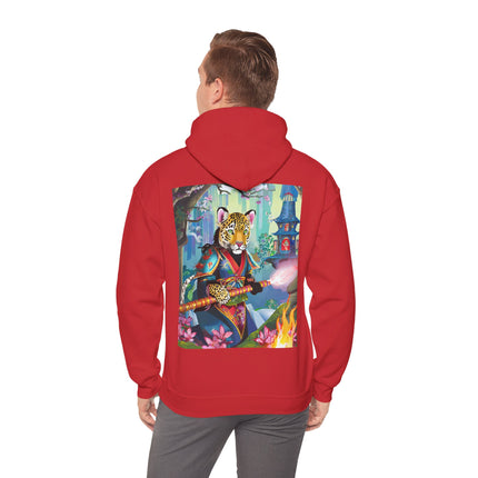 Cyberpunk Leopard – Heavy Blend™ Hooded Sweatshirt