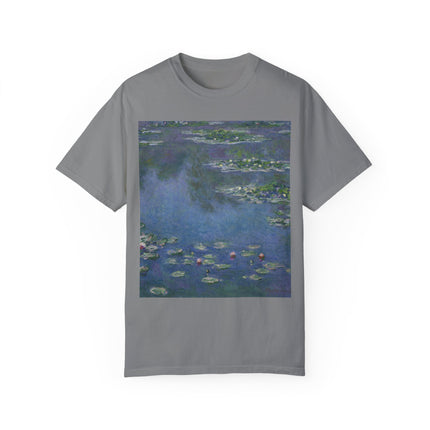 Water Lilies by Claude Monet Unisex Garment-Dyed T-shirt
