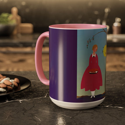 Apple Pie Day Colorful Mugs – Sweet Storybook Charm & Gentle Innocence