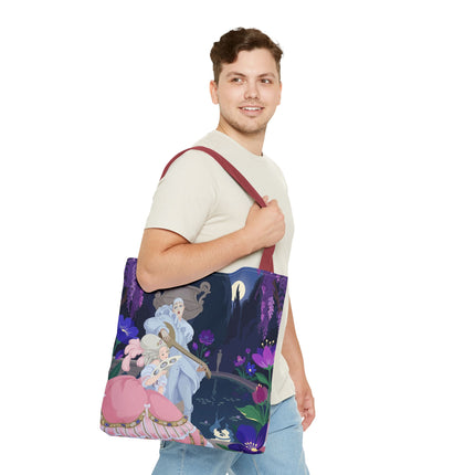🌙🎶 The Moonlit Garden Serenade Tote Bag – Art Deco Musical Fantasy