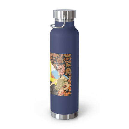 Glimpses of Opulence by Ezio Anichini Copper Vacuum Insulated Bottle, 22oz