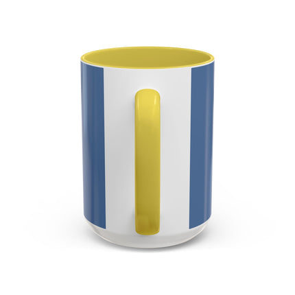 The Lady And The Enchanted Heron Colorful Mugs – Art Deco Botanical Elegance