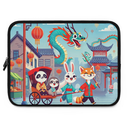 The Little Dragon and Friends Laptop Sleeve – Friendship, Adventure & Storybook Charm