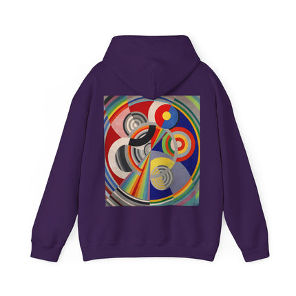Rythme No. 1 by Robert Delaunay Heavy Blend™ Hooded Sweatshirt