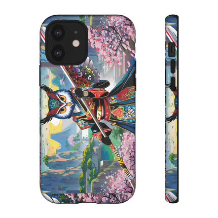 Cyberpunk Samurai Owl Phone Cases