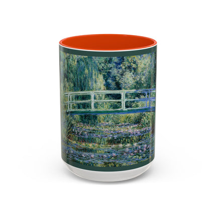 Water Lilies and Japanese Bridge by Claude Monet Colorful Mugs (11oz, 15oz)