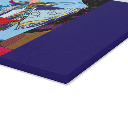 A Visual Journey by Umberto Brunelleschi Glass Cutting Board